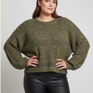 Olive Green Women's Sweater